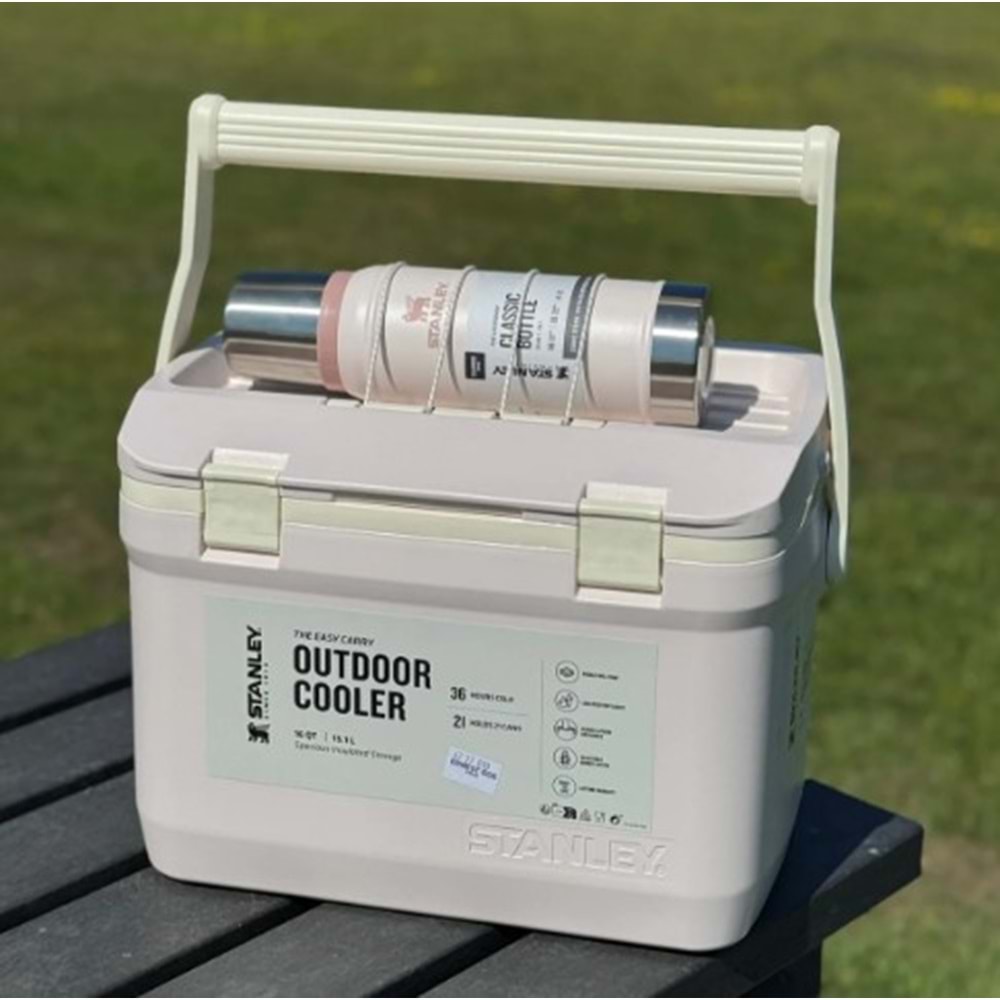 STANLEY OUTDOOR COOLER 15.1 LİTRE ROSE QUARTZ