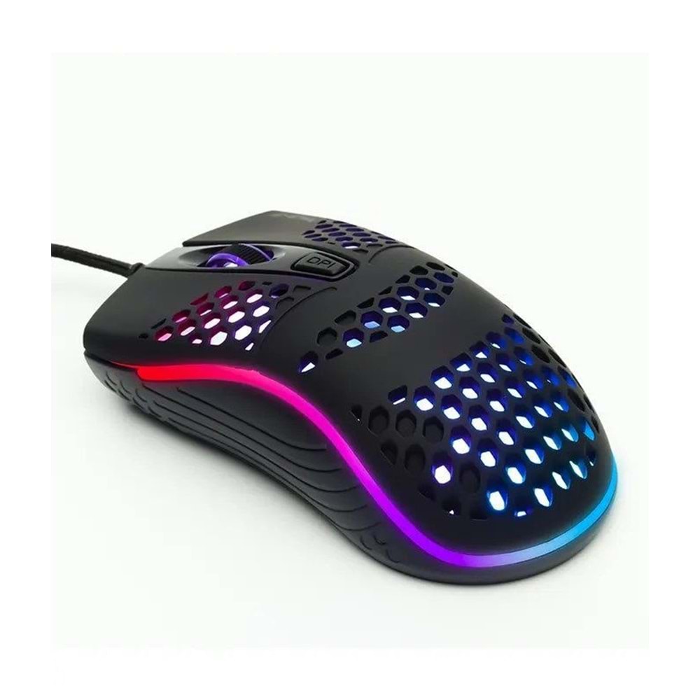 RUSH RM02-B RGB KABLOLU OYUNCU MOUSE