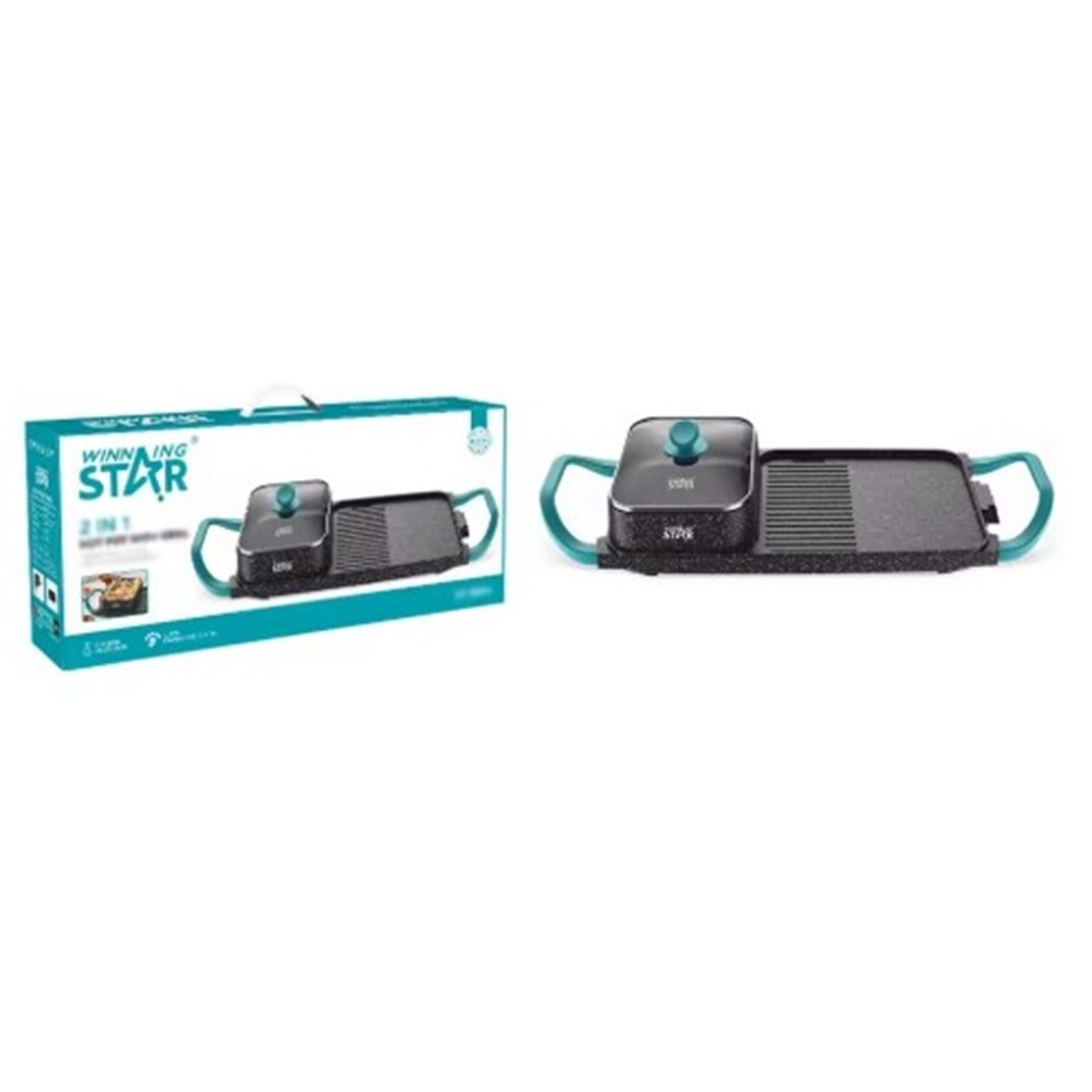 WİNNİNG STAR ST-9814 2in1 HOT POT WİTH GRİLL