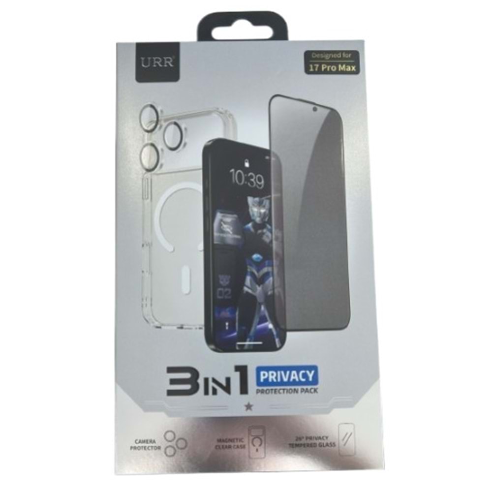 URR 3LÜ PAKET KORUYUCU İPHONE 17 PRO MAX