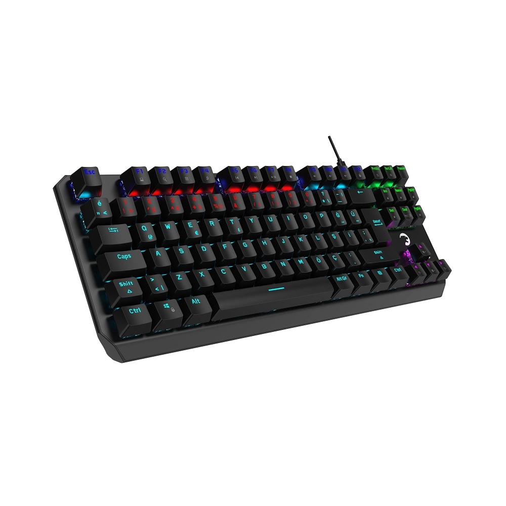 GAMEPOWER OVERLORD 60M MEKANİK GAMİNG KLAVYE USB RED SWİTCH SİYAH