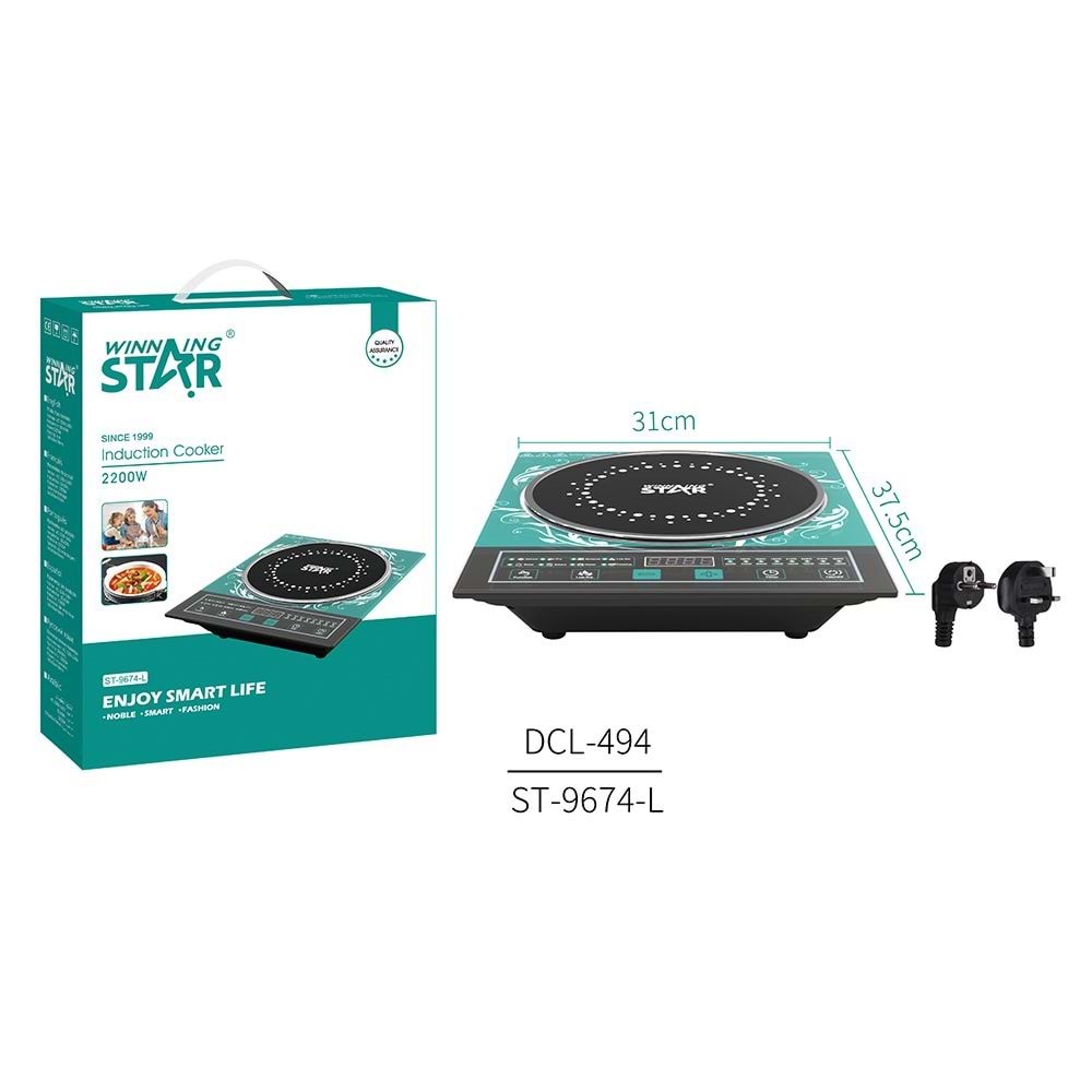 WİNNİNG STAR ELEKTRİKLİ OCAK İNDUCTİON ST-9674-L