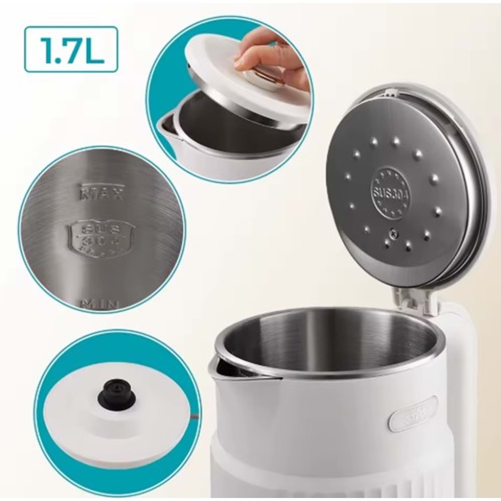 WİNNİNG STAR DİGİTAL EKRANLI KETTLE SU ISITICI ST-6047