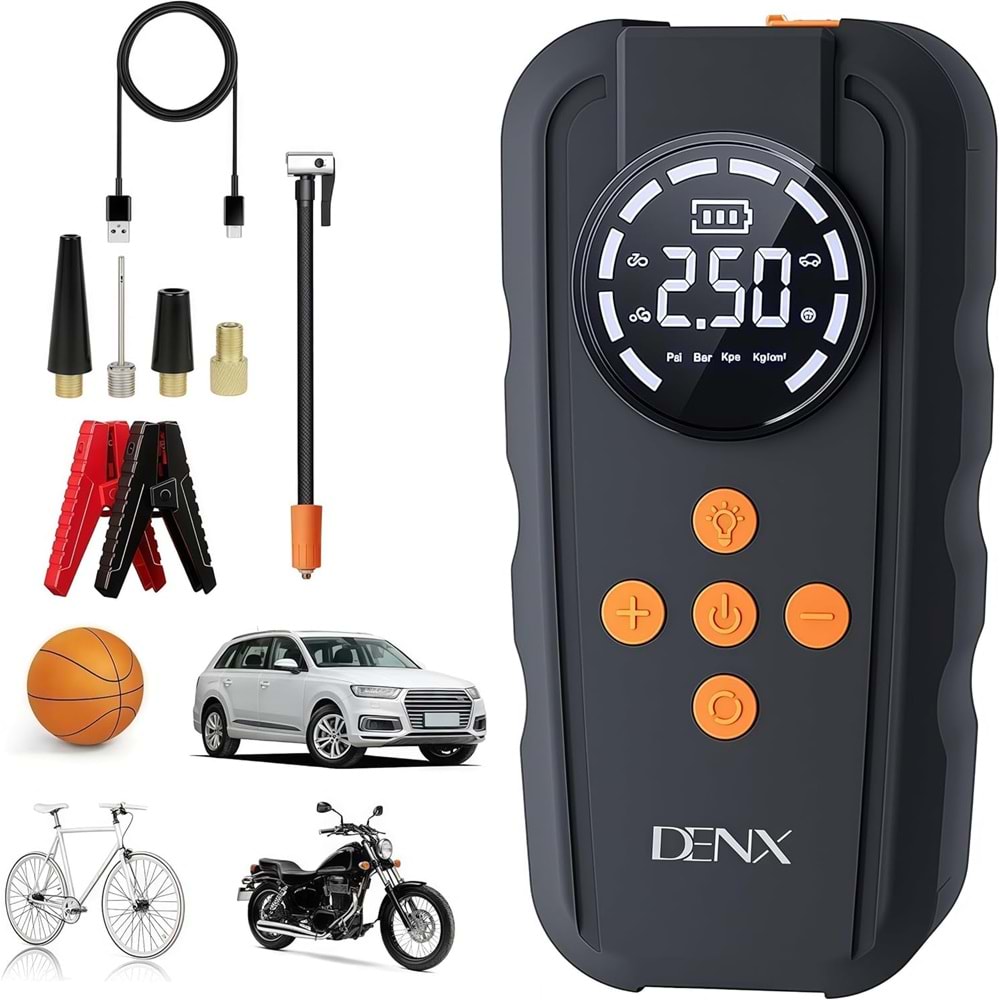 DENX ARAÇ AKÜ ŞARJERİ JUMP START DX2592 2553037