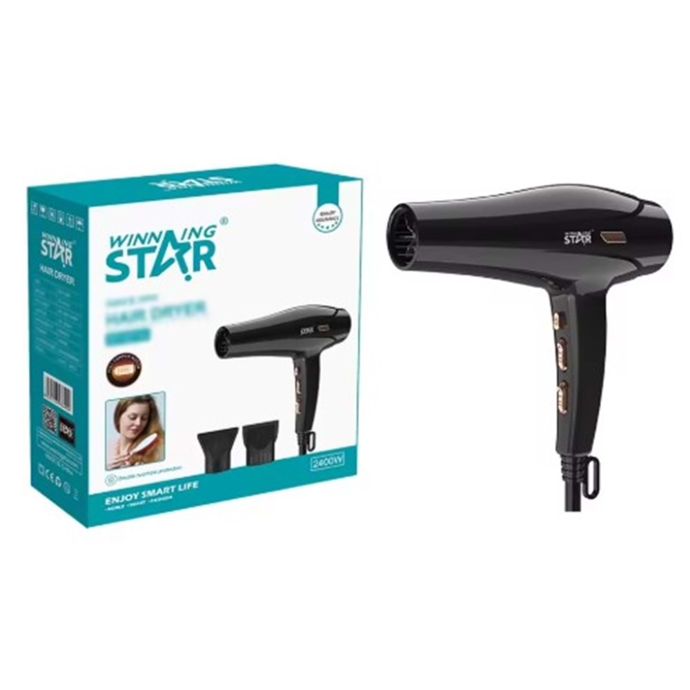 WİNNİNG STAR ST-5714 2400W SAÇ KURUTMA MAKİNESİ