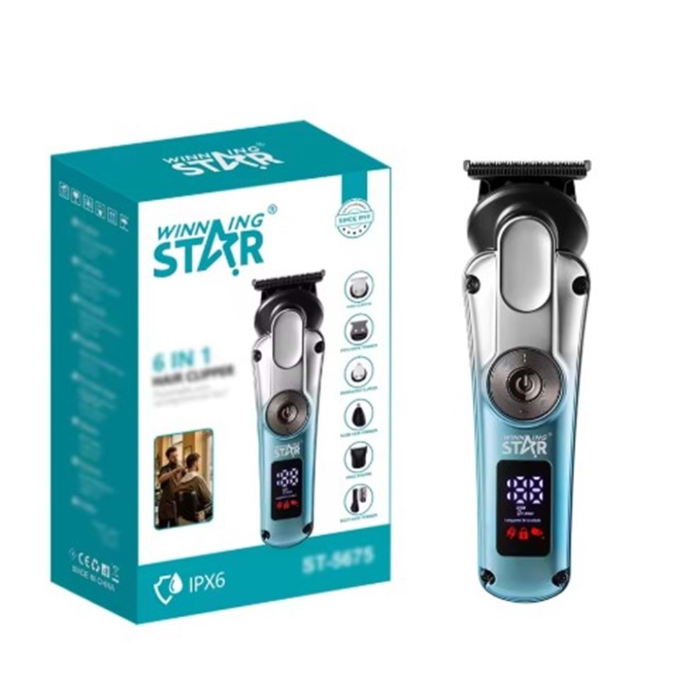 WİNNİNG STAR ST-5675 6 BAŞLIKLI TIRAŞ MAKİNESİ