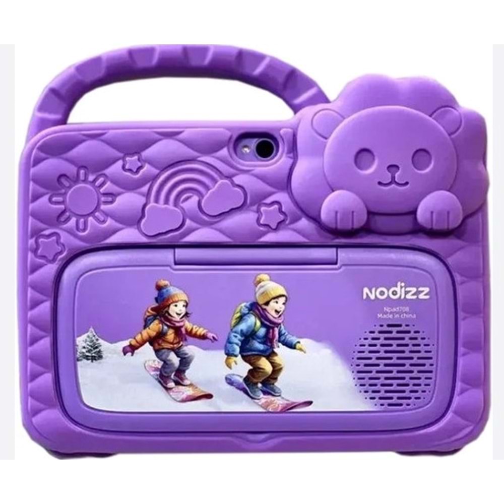 NODIZZ NPAD708 7 İNÇ 8GB/512GB KİDS STUDY ÇOCUK TABLETİ PURPLE
