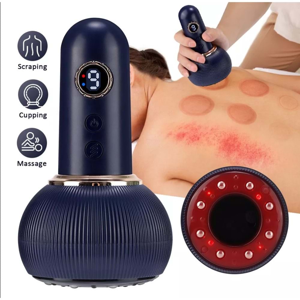 2553010 AKILLI VAKUMLU MASAJ ALETİ SCRAPİNG AND CUPPİNG MASSAGE