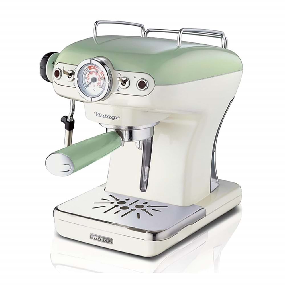 ARİETE 1389 VİNTAGE ESPRESSO KAHVE MAKİNESİ - YEŞİL RENK