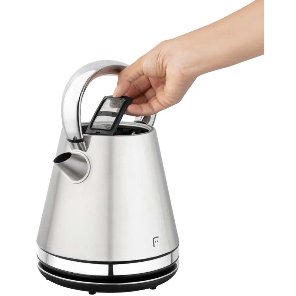 FAKİR PERCY KETTLE GÜMÜŞ 1.7LT