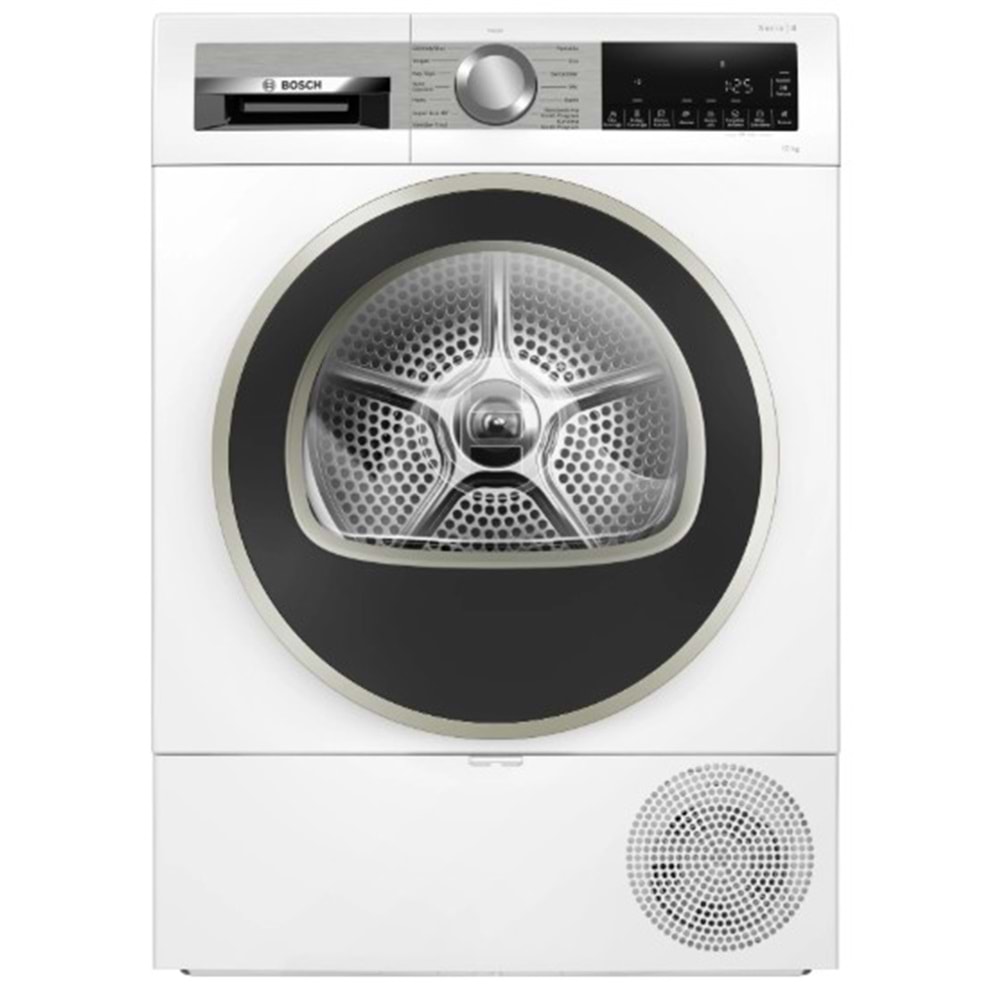 BOSCH WQG25201TR E ENERJİ SINIFI 10KG ISI POMPALI KURUTMA MAKİNESİ BEYAZ