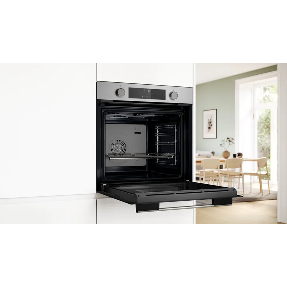 BOSCH Serie 4 Built-in Electric Oven Stainless steel - HJA737BR0