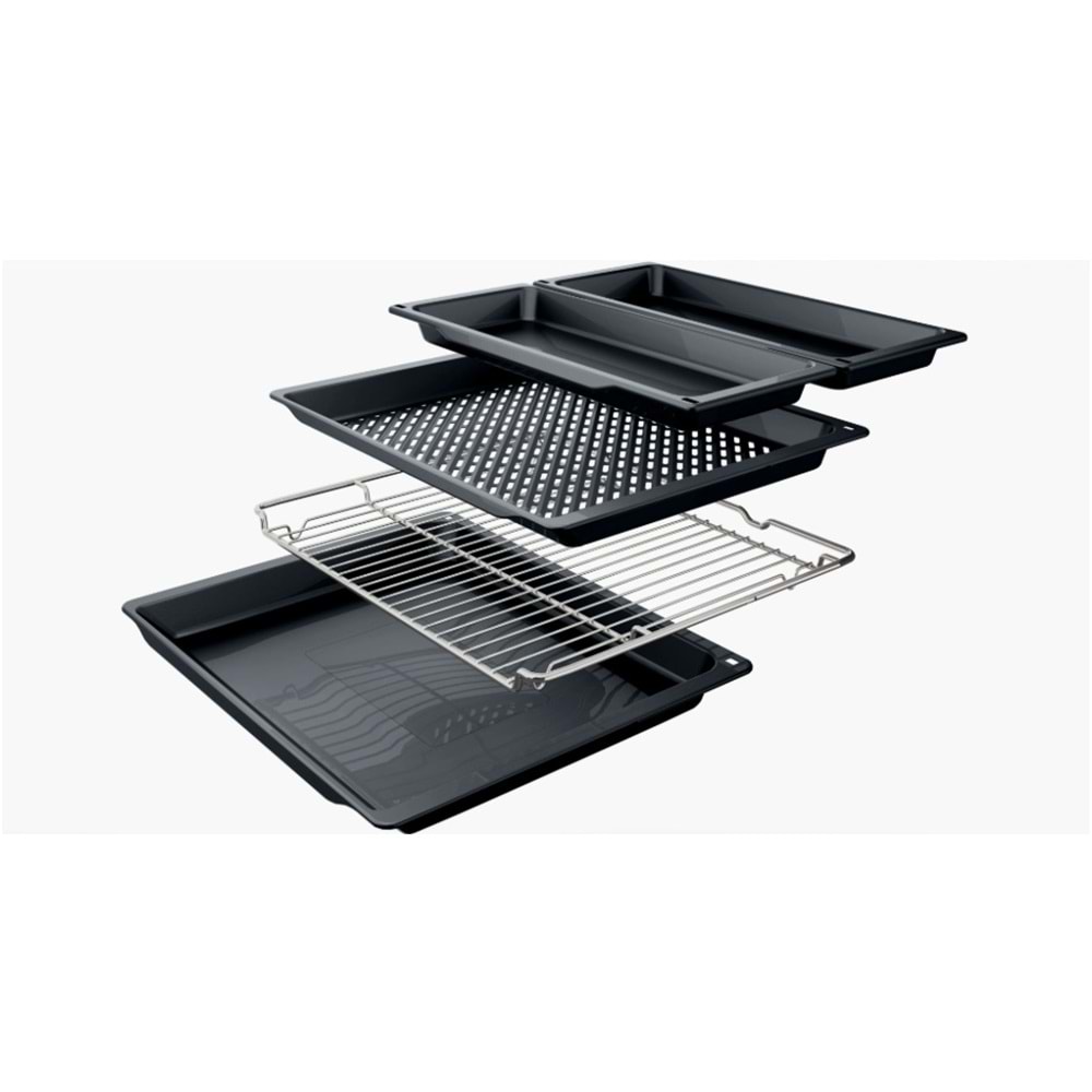 BOSCH Serie 6 Ankastre Fırın 60 x 60 cm Mat siyah - HJG852YT0T