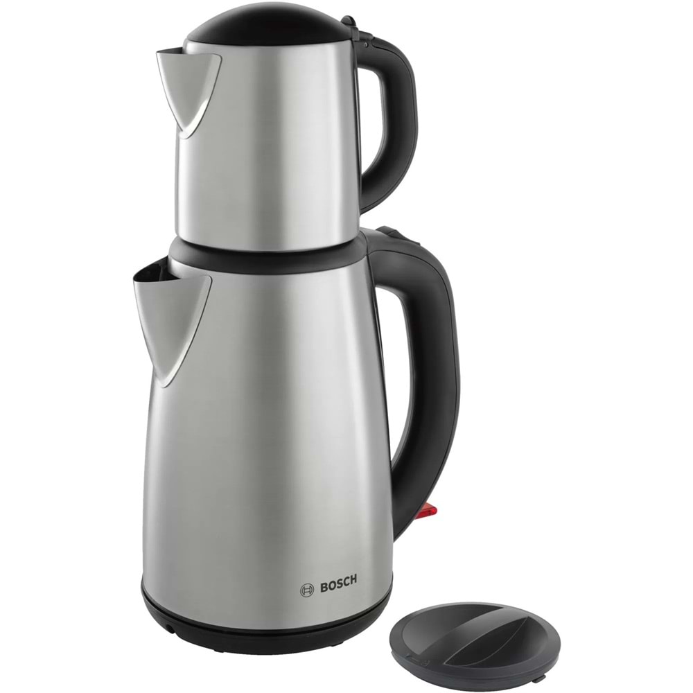 BOSCH TTA5883 ELEKTRİKLİ DEMLİKLİ ÇAY MAKİNESİ ÇELİK 1800W