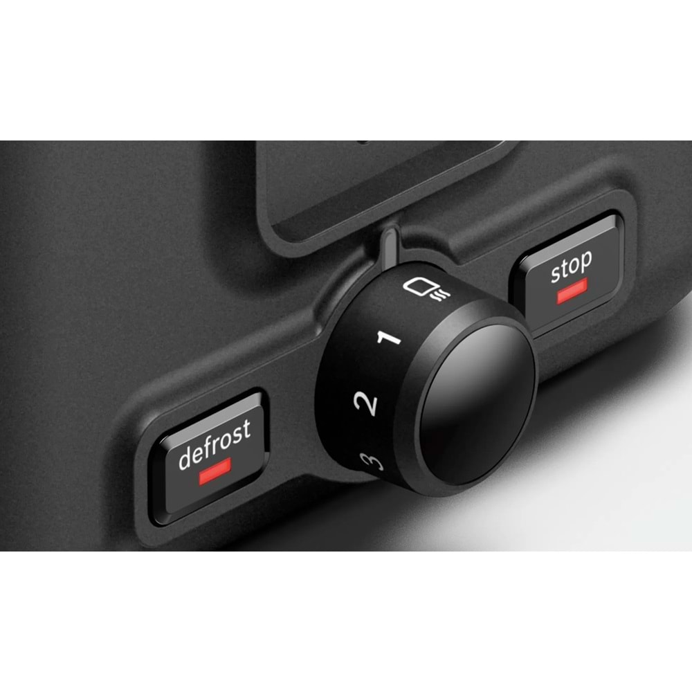 BOSCH TAT3P423 EKMEK KIZARTMA MAKİNESİ 2 DİLİMLİ - SİYAH 970W