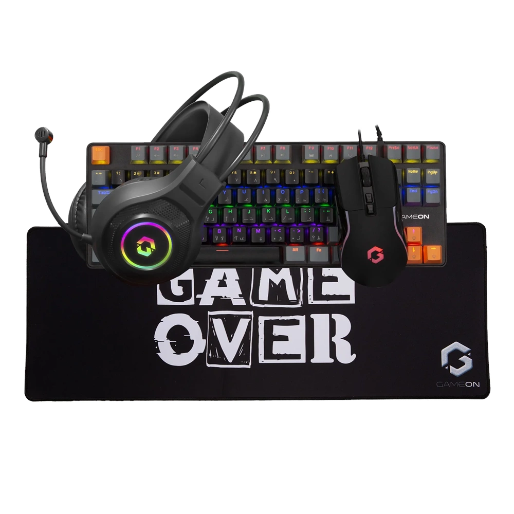 GAMEON GO-VİPER-XI 4 İN 1 OYUNCU PAKETİ ( KLAVYE, KULAKLIK, MOUSE, MOUSEPAD )