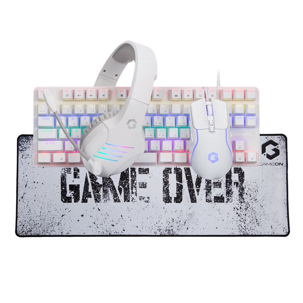 GAMEON GO-VİPER-XA 4 İN 1 OYUNCU PAKETİ ( KLAVYE, KULAKLIK, MOUSE, MOUSEPAD )