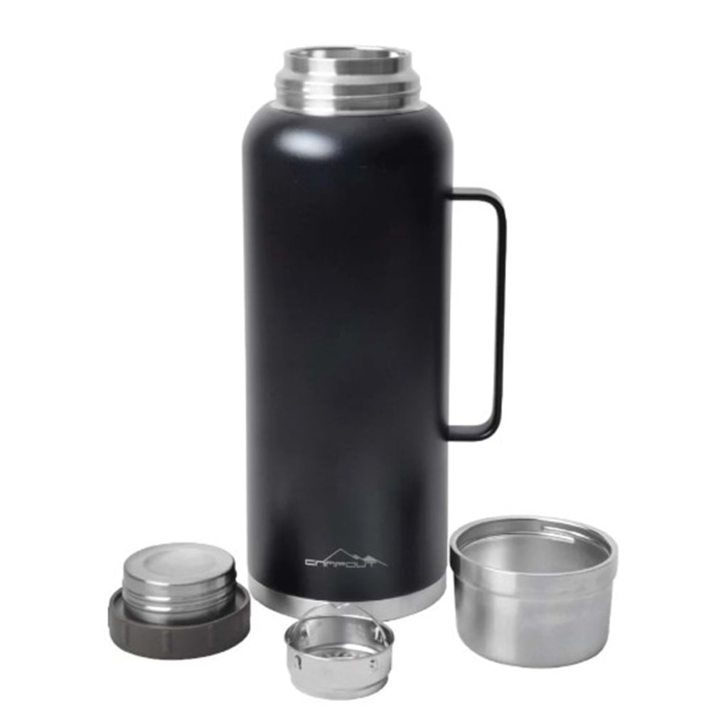 NURGAZ NG-166 CAMPOUT ÇİFT KATMANLI TERMOS 2600 ML