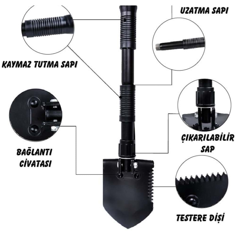 NURGAZ MİNİ KATLANIR KÜREK
