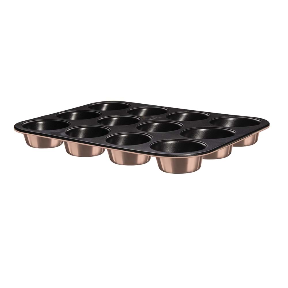 BERLİNGERHAUS BH-6473 12Lİ MUFFİN KALIBI ROSE GOLD