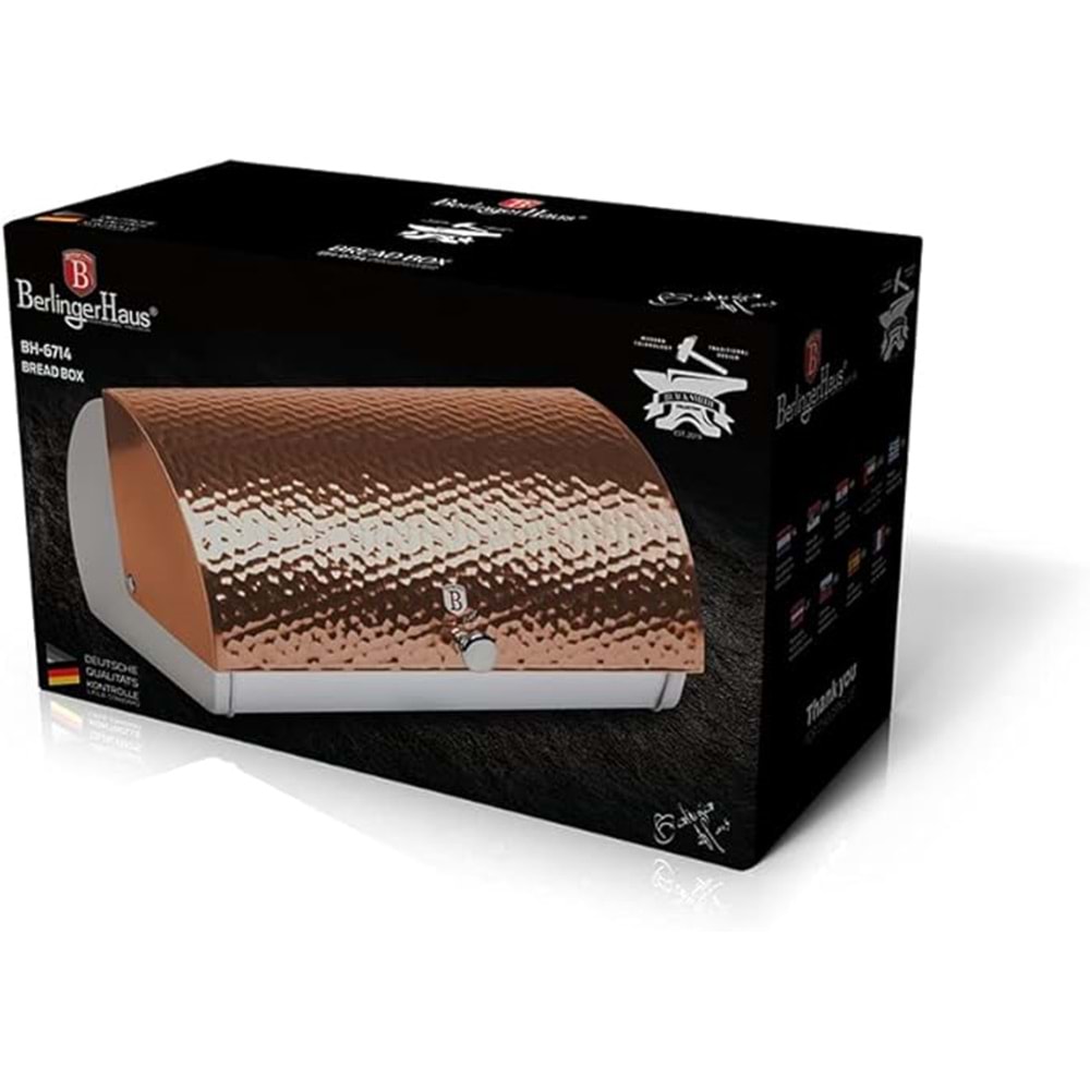 BERLİNGERHAUS BH-6714 EKMEK KUTUSU ROSE GOLD