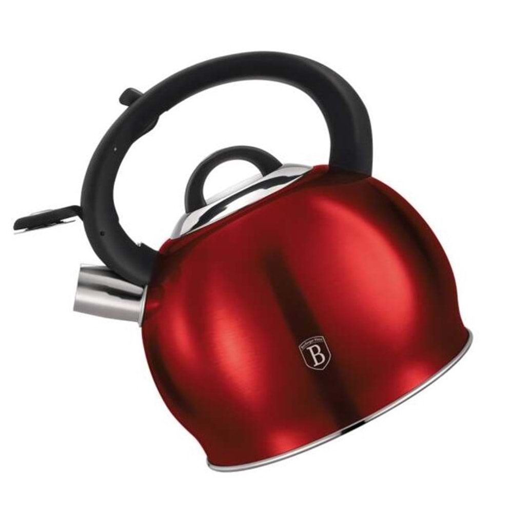 BERLİNGERHAUS BH-1074N ÇAYDANLIK 3LT METALİK BORDO