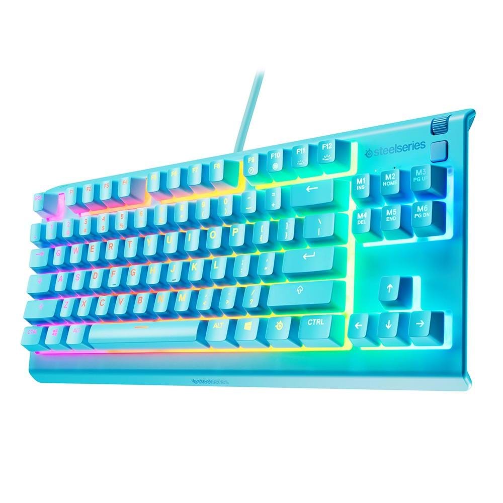 STEELSERİES APEX 3 TKL RGB MEKANİK GAMİNG KLAVYE AQUA SSK64949