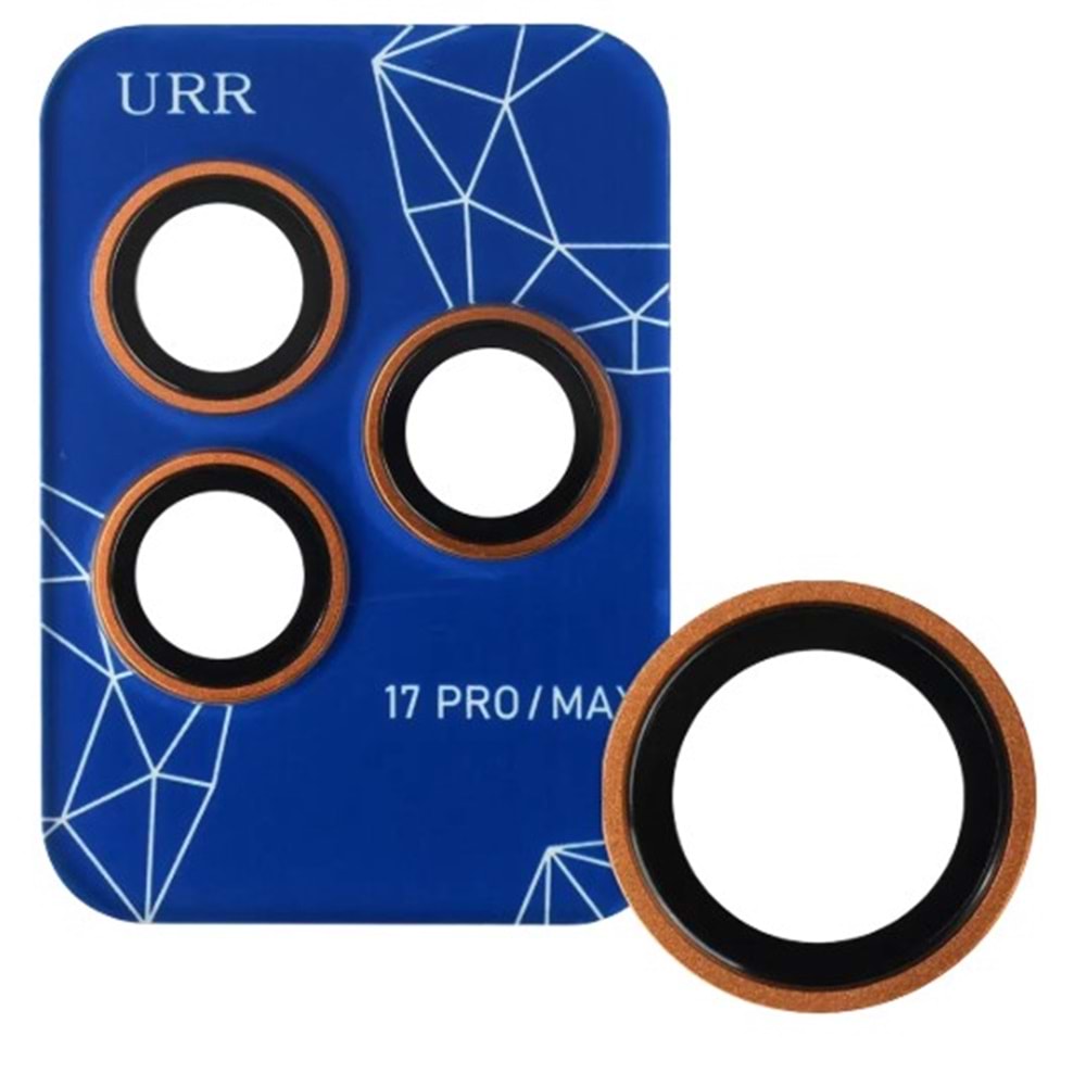 URR SAPPHİRE LENS KORUYUCU İPHONE 17 PRO MAX TURUNCU