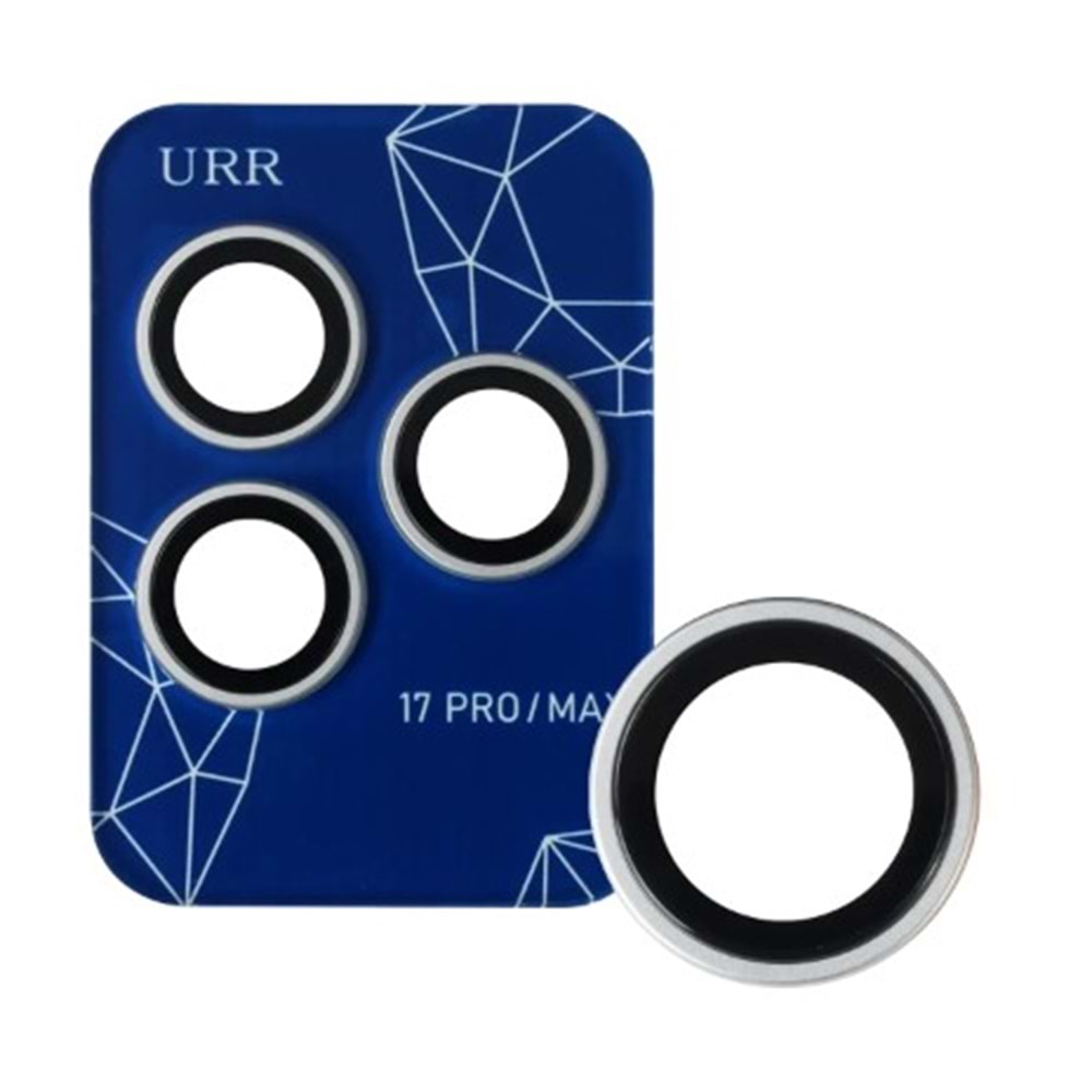URR SAPPHİRE LENS KORUYUCU İPHONE 17 PRO MAX GÜMÜŞ