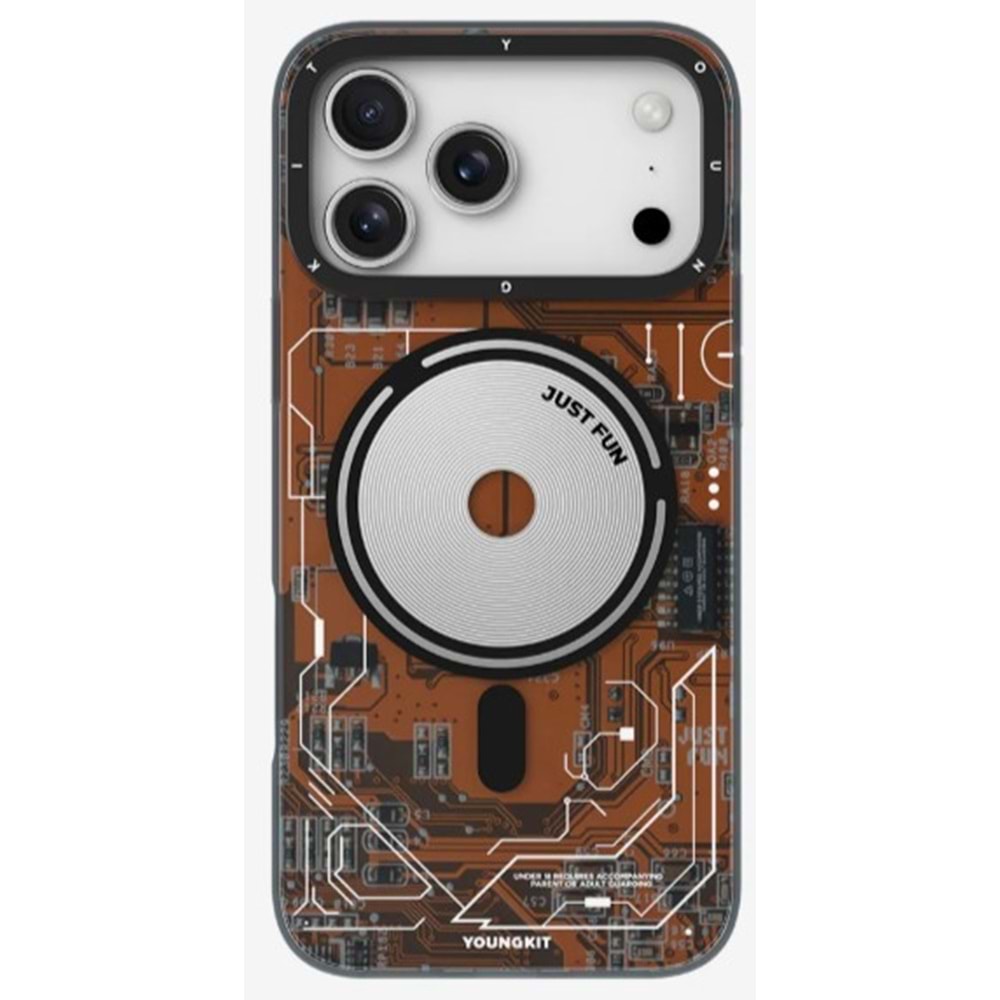YOUNGKİT TEKNOLOJİ KILIF İPHONE 17 PRO MAX KIRMIZI