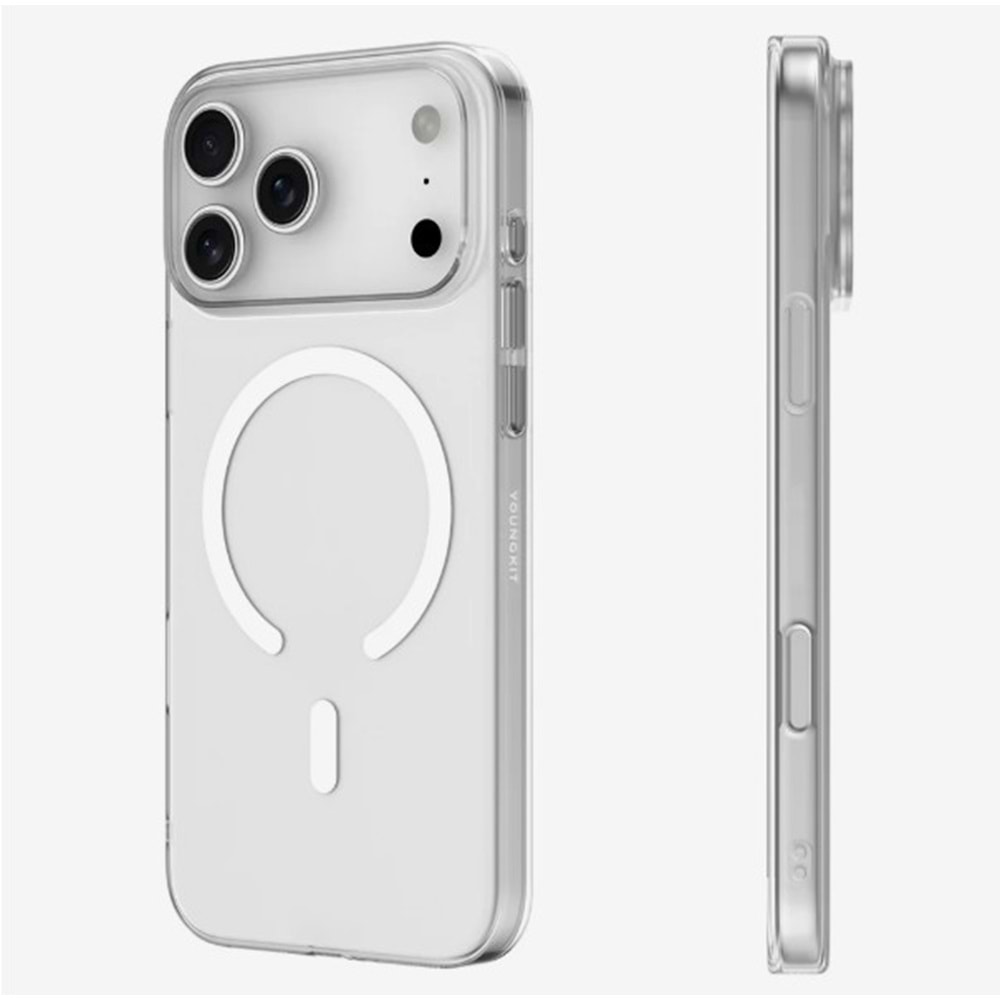 YOUNGKİT HİGH KAPAK İPHONE 17 PRO MAX KILIF BEYAZ
