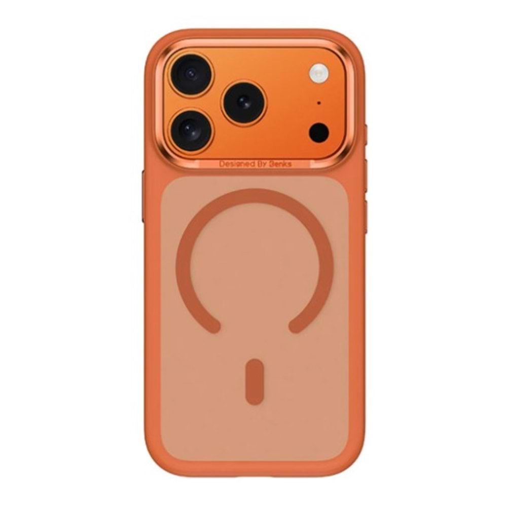 BENKS MİST KILIF İPHONE 17 PRO MAX TURUNCU