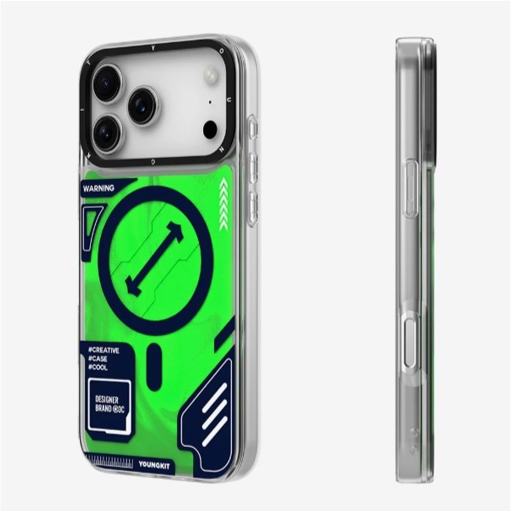 YOUNGKİT TASARIM KILIF İPHONE 17 PRO MAX YEŞİL