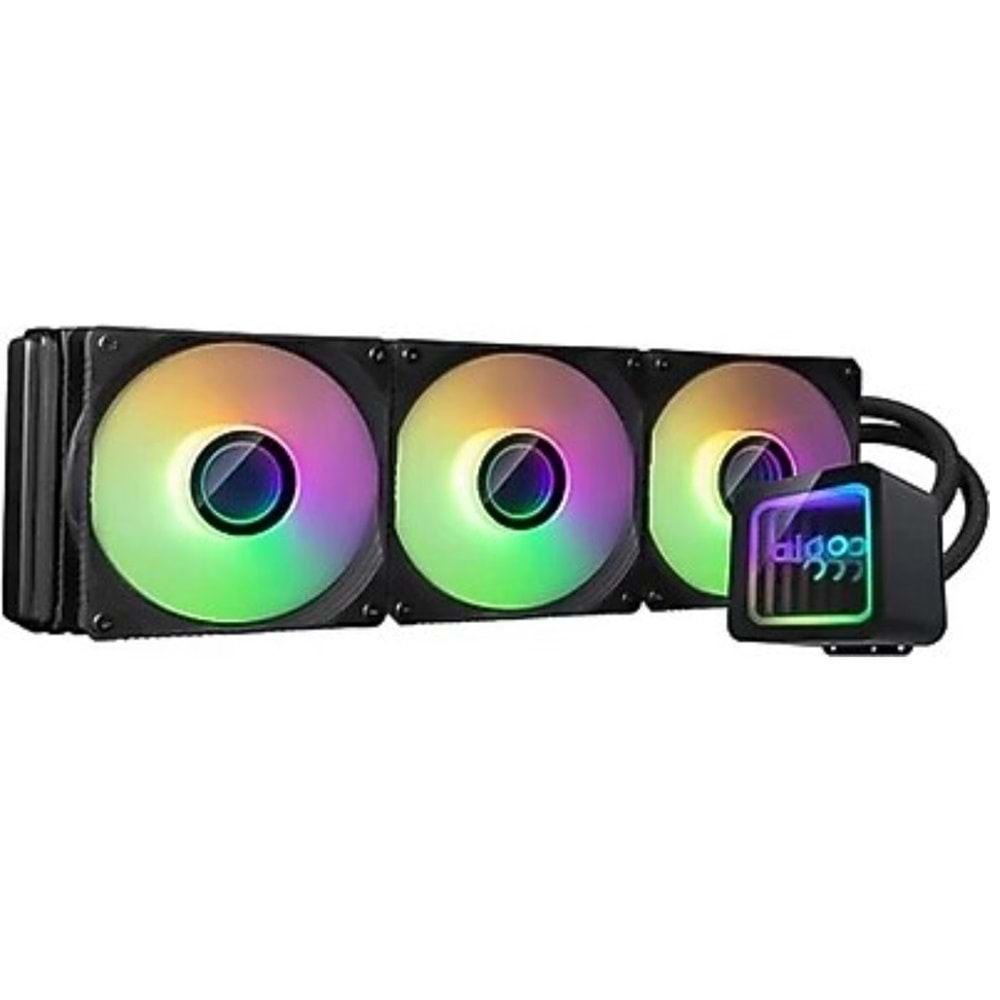 AİGO AI 360MM RGB SIVI SOĞUTMA SİYAH 1700/AM5 1851 SERİ