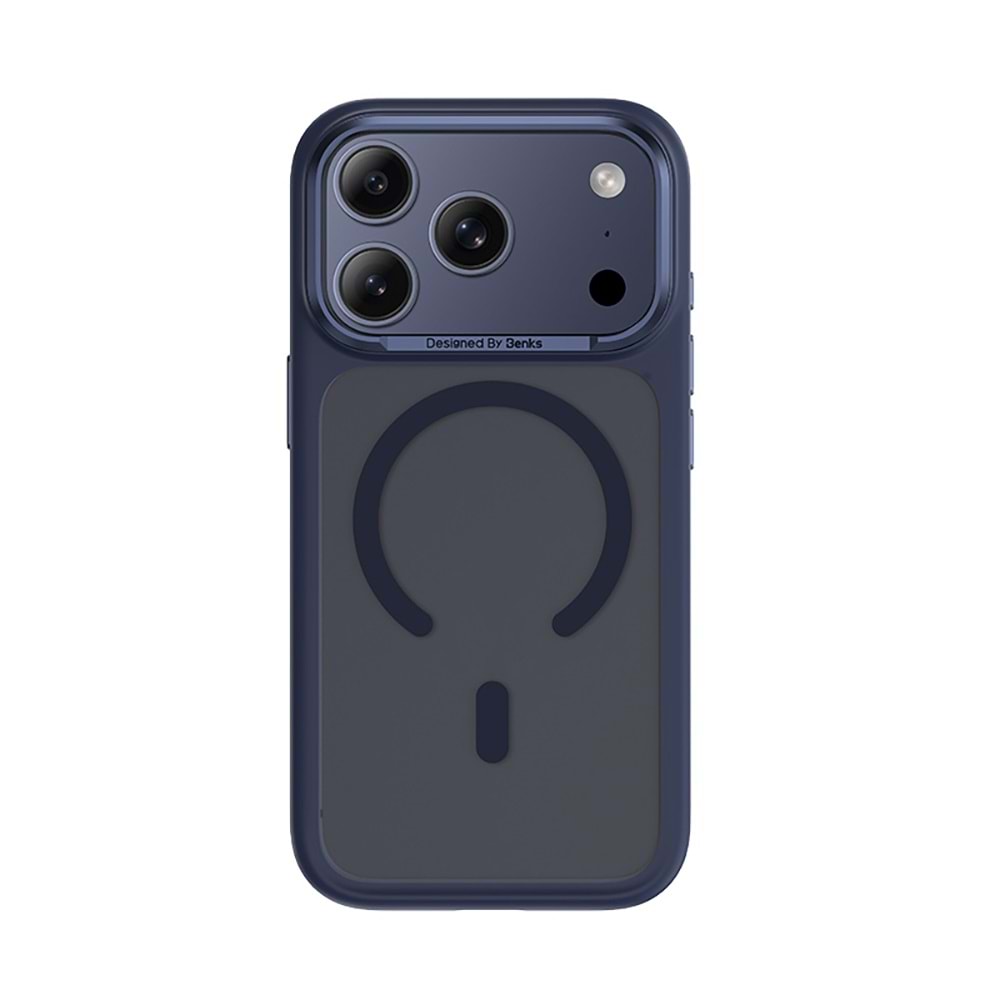 BENKS MİST KILIF İPHONE 17 PRO MAVİ