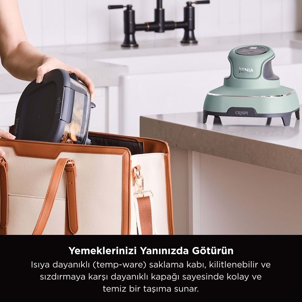 NİNJA CRİSPİ 4 İN 1 AİR FRYER (YEŞİL)