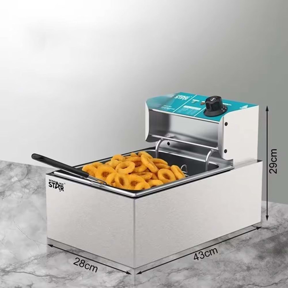 WİNNİNG STAR ST-9201 YAĞLI FRİTÖZ 6L