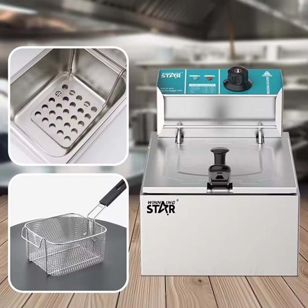 WİNNİNG STAR ST-9201 YAĞLI FRİTÖZ 6L