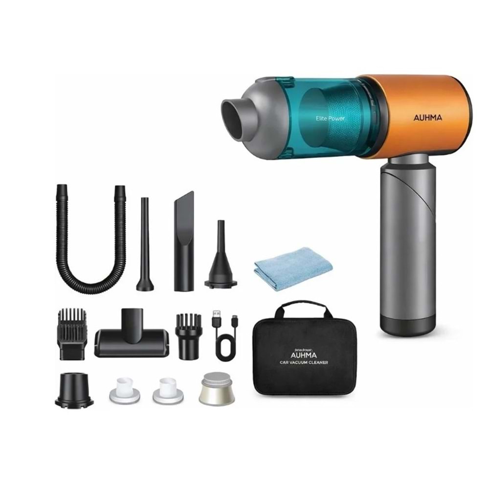 AUHMA AHV-27 22.000Pa ŞARJLI ARAÇ SÜPÜRGESİ