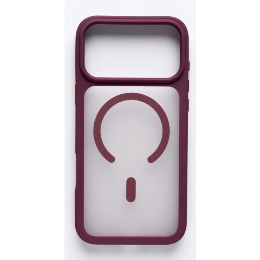 SUNİX IPHONE 18 PRO MAX MAGESAFE KILIF BURGONYA