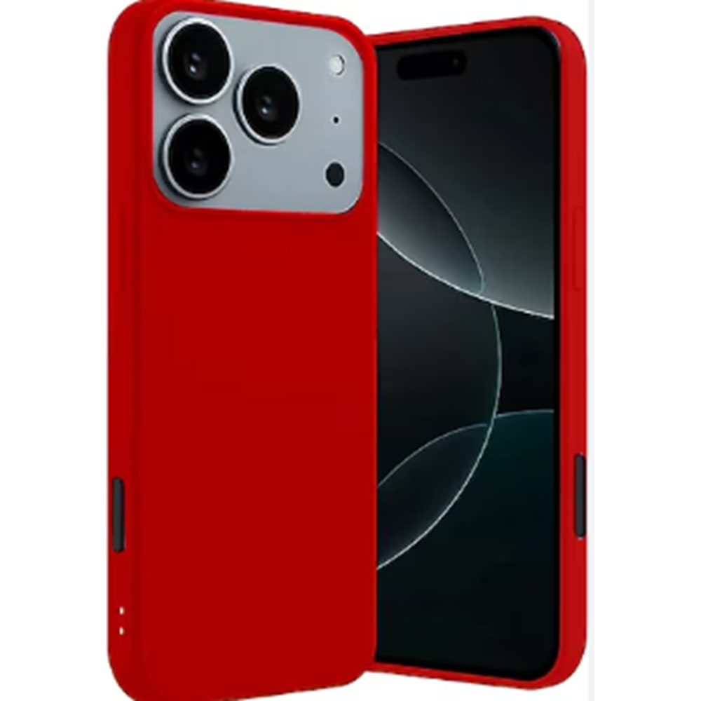 SUNİX DESİGN KILIF İPHONE 17 PRO KIRMIZI