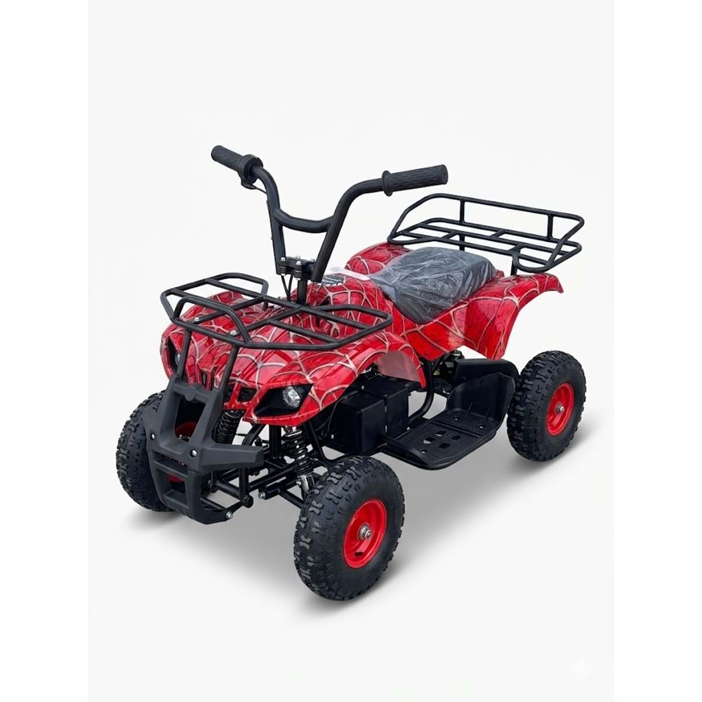 DEMİR ARKALIKLI 24V ATV MOTOR KIRMIZI