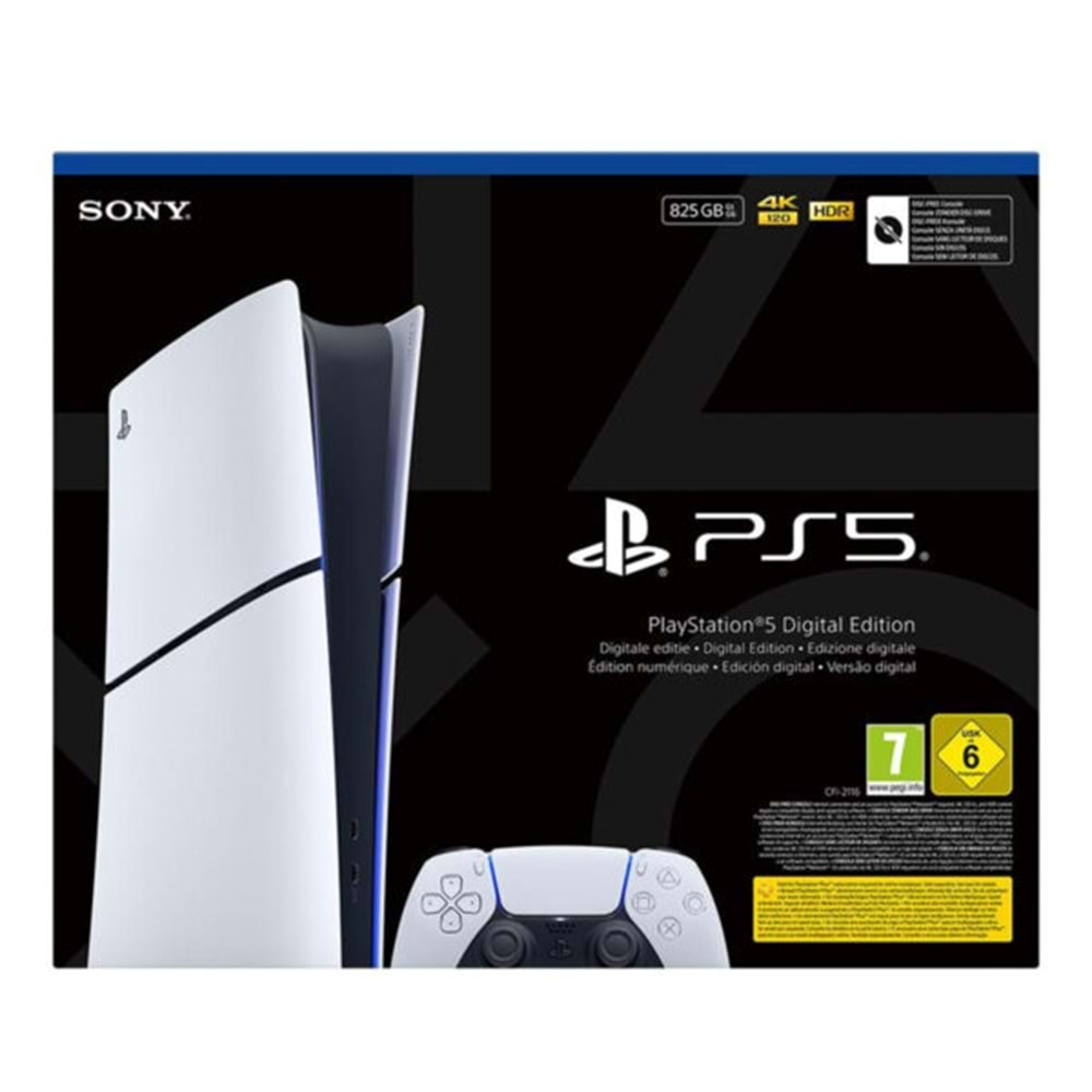 SONY PLAYSTATİON 5 SLİM DİGİTAL EDİTİON 825GB