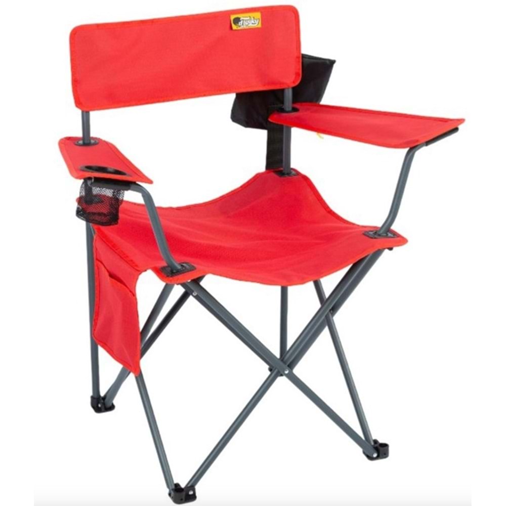 FUNKY CAMPER KAMP SANDALYESİ KIRMIZI