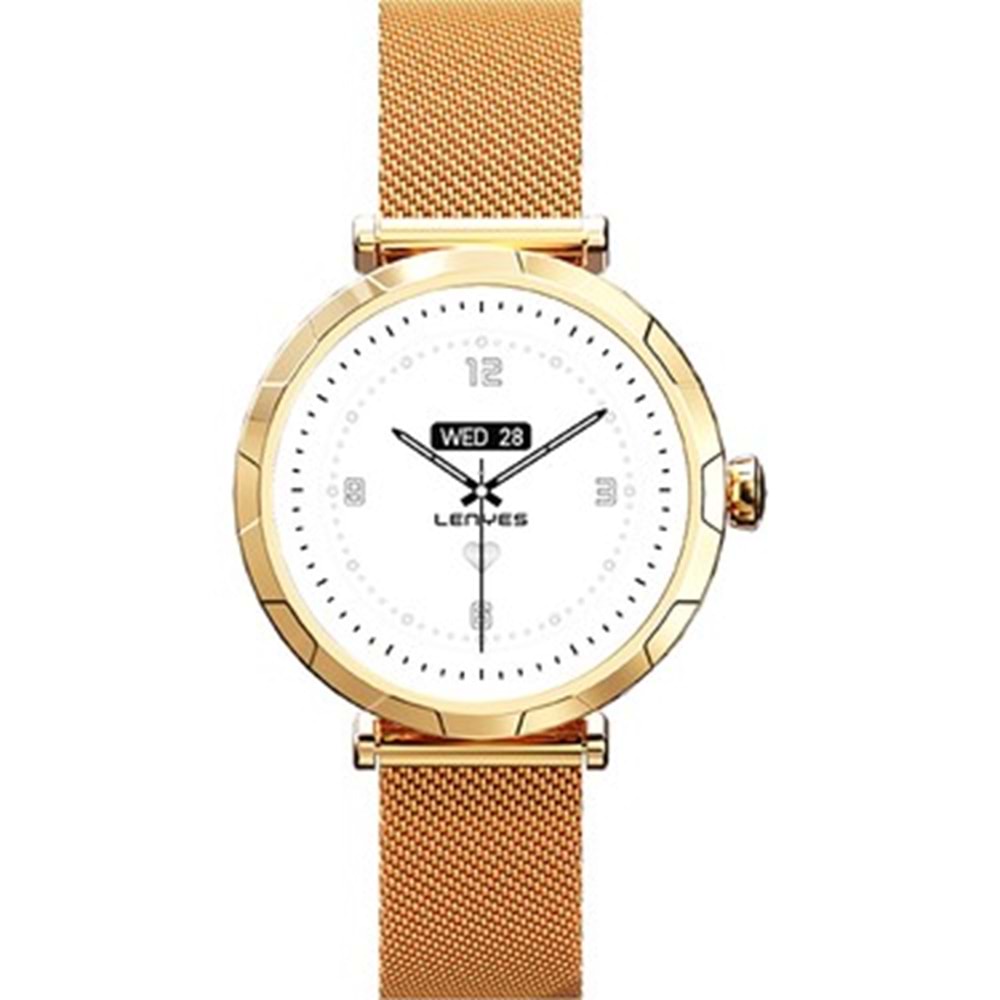 LENYES LW-245 VİCTORİA AKILLI SAAT GOLD