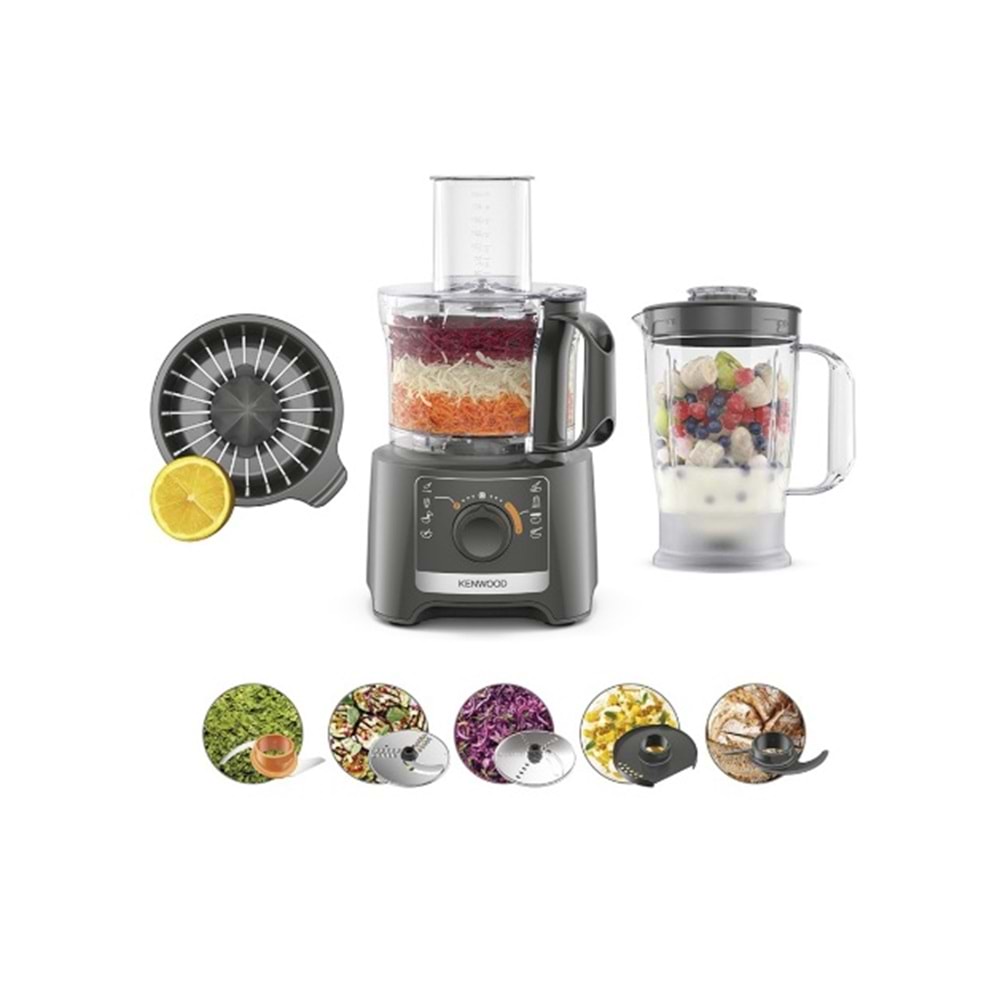 KENWOOD FDP31.270GY MULTİPRO MUTFAK ROBOTU GRİ