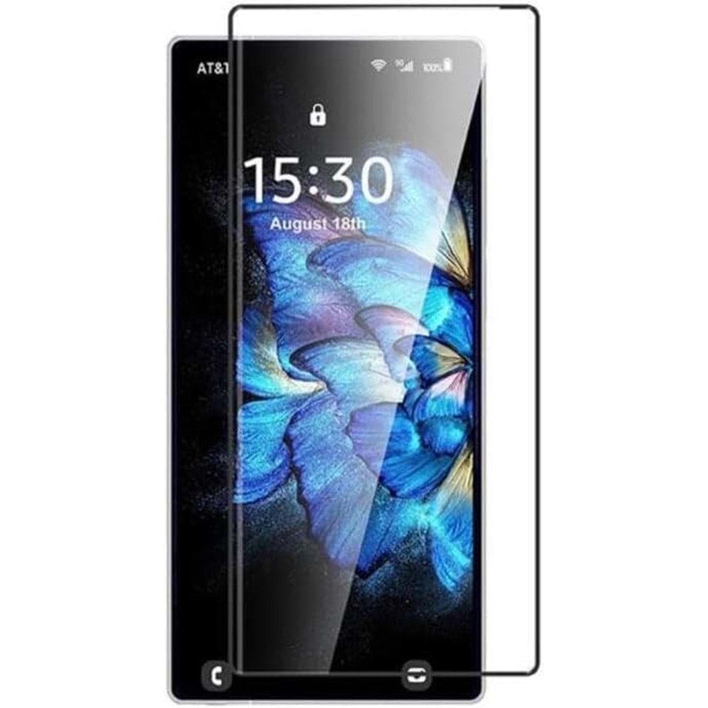 SUNİX 6D SİYAH KENAR S25 ULTRA KIRILMAZ CAM