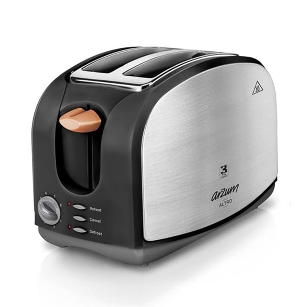 ARZUM AR2014 ALTRO EKMEK KIZARTMA MAKİNESİ SİYAH