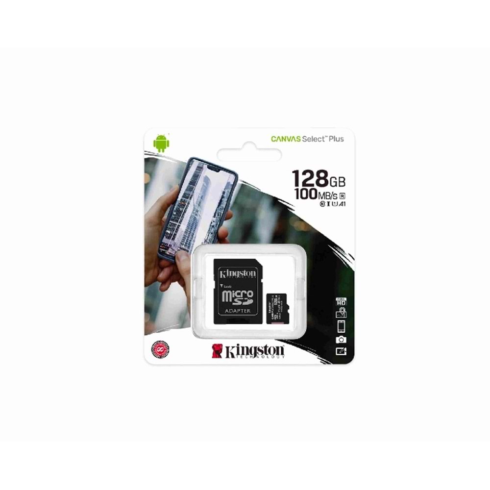 KİNGSTON CANVAS MİCROSDXC SDCS2 128GB HAFIZA KARTI