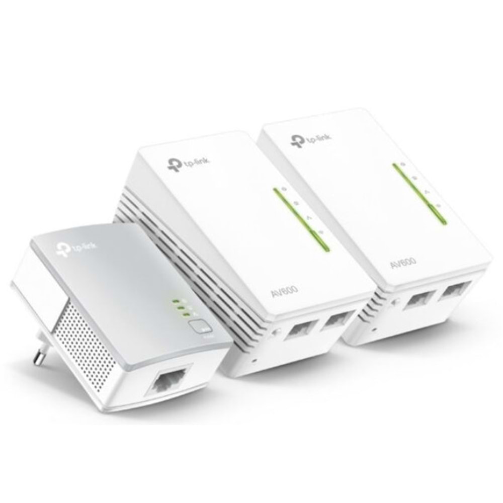 TP-LİNK TL-WPA4220 AV600 POWERLİNE Wİ-Fİ 3 PACK KİT